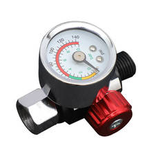 Mayitr mini válvula reguladora de pressão de ar, 1 peça, vermelho, 1/4 ", pistola de alívio de pintura, acessórios de ferramentas 2024 - compre barato