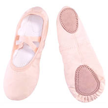 Yoga Slippers Gym Teacher Yoga Ballet Dance Shoes For Girls Women Ballet Shoes Canvas Kids Children 2019 2024 - buy cheap
