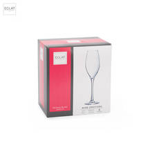 Vidro de vinho eclat cda paris conjunto de copos bebida alta resistência ao impacto drinkware cozinha barra de jantar barware 2024 - compre barato