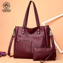 Sac a Main Ladies Bag Luxury Handbags Handbags Designer Ladies Shoulder Bag High Quality Leather Handbag Ladies Wallet Two-Piece 2024 - buy cheap