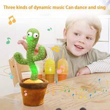 Sing & record Cactus Plush Toy Electronic Shake Dancing toy plush cute Dancing Cactus Early Childhood Education Toy For children 2024 - buy cheap