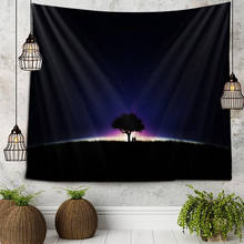 Univers Tree Tapestry Wall Hanging Tapestries Wall For Home Deco Living Room Bedroom Wall Art Large Size Free Dropping 2024 - buy cheap