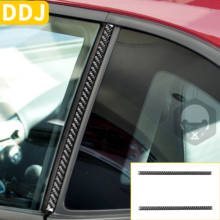RRX Auto B-pillar Cover Strips Decal Sticker Car Door Post Carbon Fiber Window Trim Accessories for Chevrolet Camaro 2010-2015 2024 - buy cheap
