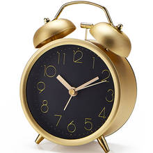 Reloj Despertador Digital de Metal para decoración del hogar, Despertador sencillo con alarma y calendario de temperatura, Estilo Vintage, OO50AC 2024 - compra barato