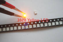 500pcs 3528 1210 SMD Yellow LED Chip 20mA SMT Surface Amount 590nm Ultra Bright Light Emitting Diode Lamp Electronic Components 2024 - buy cheap