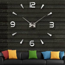 3D Wall Clock Modern Design DIY Acrylic Mirror Stickers reloj de pared Watch Wall Clocks Home Decor Large Quartz Needle Horloge 2024 - buy cheap