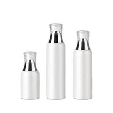 120ml High Quality Vacuum Pump Bottle Column Makeup Tool White Acrylic Lotion Bottle Refillable Emulsion Travel Container 12pcs 2024 - buy cheap