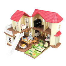 Кукольный дом "сделай сам", лесной домик, вилла, коллокации, домашние домики, набор мебели для кукольного домика, набор игрушек для детей 2024 - купить недорого