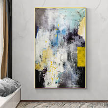 Abstract Colorful Landscape Hand Painted Oil Painting On Canvas Unframed Handmade Wall Art For Living Room Home Decoration 2024 - buy cheap