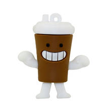New Cartoon Bottle Coffee Mug Usb Flash Drive 4GB 8GB 16GB 32GB 64GB Smile Cup Memory Stick Pen Drive Lovely Gift Pendrive 2024 - buy cheap