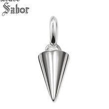 Pendant Kathmandu Spike Cone silver color For Women Gift Jewelry Pendant Fit Necklace thomas 2024 - buy cheap
