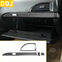 Glove Box Door Handle Cover Carbon Fiber Stickers Kit For BMW 6 Series E63 E64 2004-2010 Interior Co-pilot Trim Strip Black 2024 - buy cheap