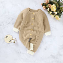 Baby Infant Newborn Boys Girls Knitted Sweater Romper Children Long Sleeve Autumn Winter Solid Romper Girl Boy Cute Clothing 2024 - buy cheap