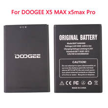 Bateria de telefone doogee x5 max x5max pro 100%, bateria de alta qualidade bat16484000 4000mah para telefone 2024 - compre barato