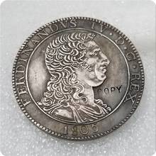 1805 Estados italianos 120 Grana Ferdinando IV moneda de plata copia 2024 - compra barato