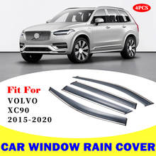 Visera de ventana para Volvo XC90, protector contra la lluvia, deflectores, toldo embellecedor, cubierta exterior, accesorios de estilismo para coche, 2015-2020 2024 - compra barato