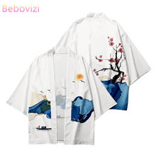 Mais tamanho XXS-6XL 5xl 4xl solto japonês streetwear cardigan feminino harajuku haori quimono cosplay camisa superior roupas yukata 2024 - compre barato
