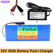 2021 New 36V30Ah10S2P 18650 Rechargeable battery pack 30000mAh,modified Bicycles,electric vehicle 42V Protection PCB+42V Charger 2024 - buy cheap