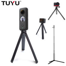 TUYU-trípode plegable de aleación de aluminio para GoPro Hero 9, 8, 7, 6, 5, SJCAM, Xiaomi Yi 4K, DJI insta 360, one X R, Osmo Action 2024 - compra barato