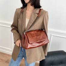 Rivet Chain Brand Designer PU Leather Crossbody Bags for Women 2021 Simple Fashion Shoulder Bag Lady Luxury Small Women Handbags 2024 - buy cheap