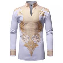 Roupas africanas masculinas 2022, camisa com estampa bracelete africano de alta qualidade hip hop streetwear masculina, roupas casual xxl 2024 - compre barato