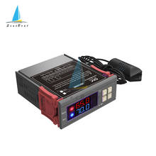 Controlador digital de temperatura e umidade led sht2000, 220v, 110v, 24v, 12v para incubadora, termostato, umidostato, termômetro 2024 - compre barato
