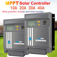 MPPT Solar Charge Controller 12V 24V 10A 20A 30A 40A Photovoltaic Panel Step-down Charging Power Generation Solar Energy System 2024 - buy cheap