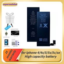 Supersedeba 0 Cycle Battery for Iphone 5s Original Battery 5s for Apple Iphone 4 4s 5 5s 5c Se Bateria Mobile Phone Batteries 2024 - buy cheap