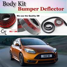 Bumper Lip Deflector Lips For Ford Focus / ST Front Spoiler Skirt For GOOD LUCK Friends Car View Tuning / Body Kit / Strip 2024 - buy cheap