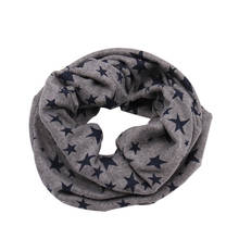 Hot Outdoor Neck Warmer O Ring Scarf Baby Cotton Neck Scarf Cute Print For Kids Children Warm Scarf Kids Collars Autumn Winter 2024 - buy cheap