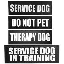 Remendo para coleira de cachorro, para animais de estimação, colete de cachorro em treinamento, adesivos de velcro, terapia de placa de cachorro 2024 - compre barato