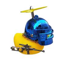 Cute Multifunctional Motorcycle Handlebar Duck Ornament Small Yellow Duck Helmet Bicycle Ornament Children toys For kids Adults 2024 - buy cheap