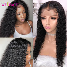 Deep Wave Closure Wig Human Hair Lace Frontal Wigs 13x4 4x4 Curly Lace Front Human Hair Wigs Pre Plucked 180% Density Rem 2024 - buy cheap