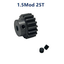 Quench Spur Gear pinion 1.5M 25T 25Teeth Mod 1.5 Width 12mm Bore 6-15mm Right Teeth major gear cnc gear rack transmission RC 2024 - buy cheap