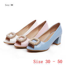 Summer Pumps Women Peep Toe High Heels Party Wedding Shoes Woman High Heel Shoes Small Plus Size 30 - 50 2024 - buy cheap