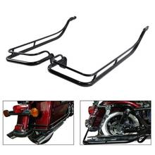 Motorcycle Rear Saddlebag Guard Support Twin Rail For Harley Touring Road King Street Electra Glide 2009-2013 2010 2012 2024 - buy cheap