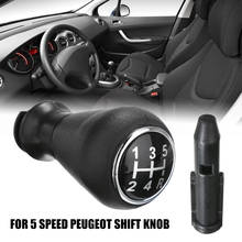 For PEUGEOT 206 306 307 For CITROEN Picasso C2 C4 5 Speed Gear Shift Knob with Adapter Stick Shifter Accessories 2024 - buy cheap