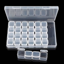 2 Pack 28 Grids Diamond Painting kits Plastic Storage Box Nail Art Rhinestone Tools Beads Storage Box Case Organizer Holder 2024 - buy cheap