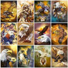 ZOOYA Full Square Round Drill 5D DIY Diamond Painting Eagle Diamond Embroidery Animals Cross Stitch Kit Home Decor Gift 2024 - buy cheap