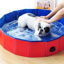 Foldable Dog Pool Foldable Pet Gog Swimming Pool Dog Puppy Cat Inflatable Water Play Bathing Tub Portable Pet Swimming Pools 2024 - buy cheap
