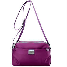 Women's Fashion Small Messenger Bags Waterproof Nylon Shoulder Bag Female MINI Casual Crossbody Bags Solid zipper Envelope bags 2024 - buy cheap