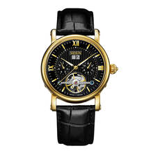 Nesun Luxury Brand Men Automatic Watch Sport Wristwatch Double Tourbillon Skeleton 50m Waterproof Clock Male Relogio Masculino 2024 - buy cheap