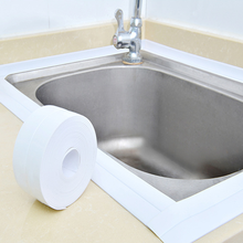 3.2mx38mm Bathroom Shower Sink Bath Sealing Strip Tape White PVC Self adhesive Waterproof Wall sticker for Bathroom Kitchen 2024 - buy cheap