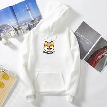 Shiba Inu Graphics Print Harajuku Hoodies Kawaii Women's Sweatshirt Korean Style Streetwear Winter Hoody Ladies Casual Simple 2024 - buy cheap