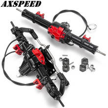 Aluminum Alloy Front / Rear Axles (with lock) for D90 RC Crawler Black&red 2024 - buy cheap