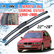 For BMW 3 Series E46 Touring Estate 316 318 320 325 330 1998~2006 Accessories Car Front Windscreen Wiper Blades Brushes U J 2024 - buy cheap