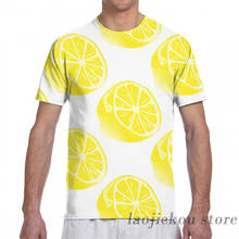 Camiseta con estampado de limón y fruta cítrica para hombre y mujer, ropa de moda para niña, Camisetas para niño, camisetas de manga corta 2024 - compra barato