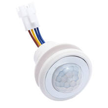 Novo 1pc mini led pir infravermelho corpo detector de movimento interruptor controle luz da lâmpada inteligente interruptor para corredor escadas corredor