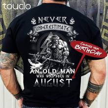 Never Underestimate An Old Man Who Was Born In Change Your Birthday Gift T-Shirt 2024 - buy cheap
