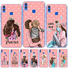 Super Mama Girl Mom Boy Baby Soft Silicone Case Cover For Huawei Honor 9 10 20 Lite Pro 10i 8X 9X Y9 Y5 2018 NOVA 5 4 3 3I 2024 - buy cheap